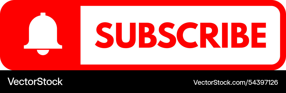 Subscribe button - simple Vector Image