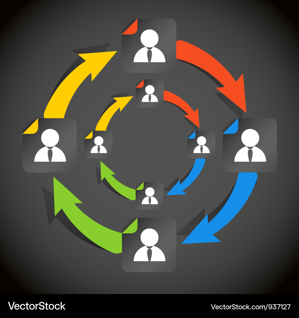 Network Connection Vector Image