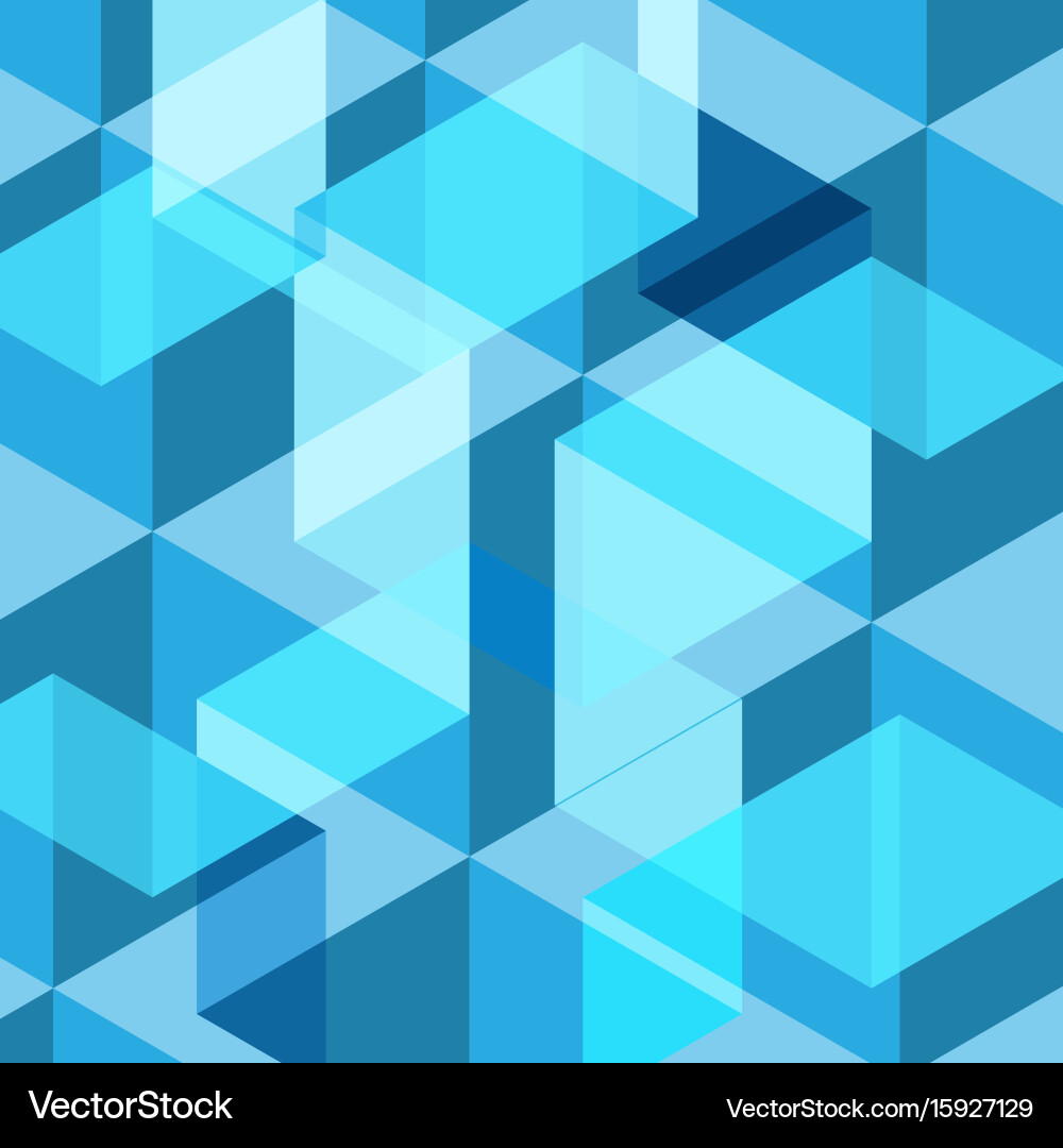 Blue Geometric Abstract Background Royalty Free Vector Image