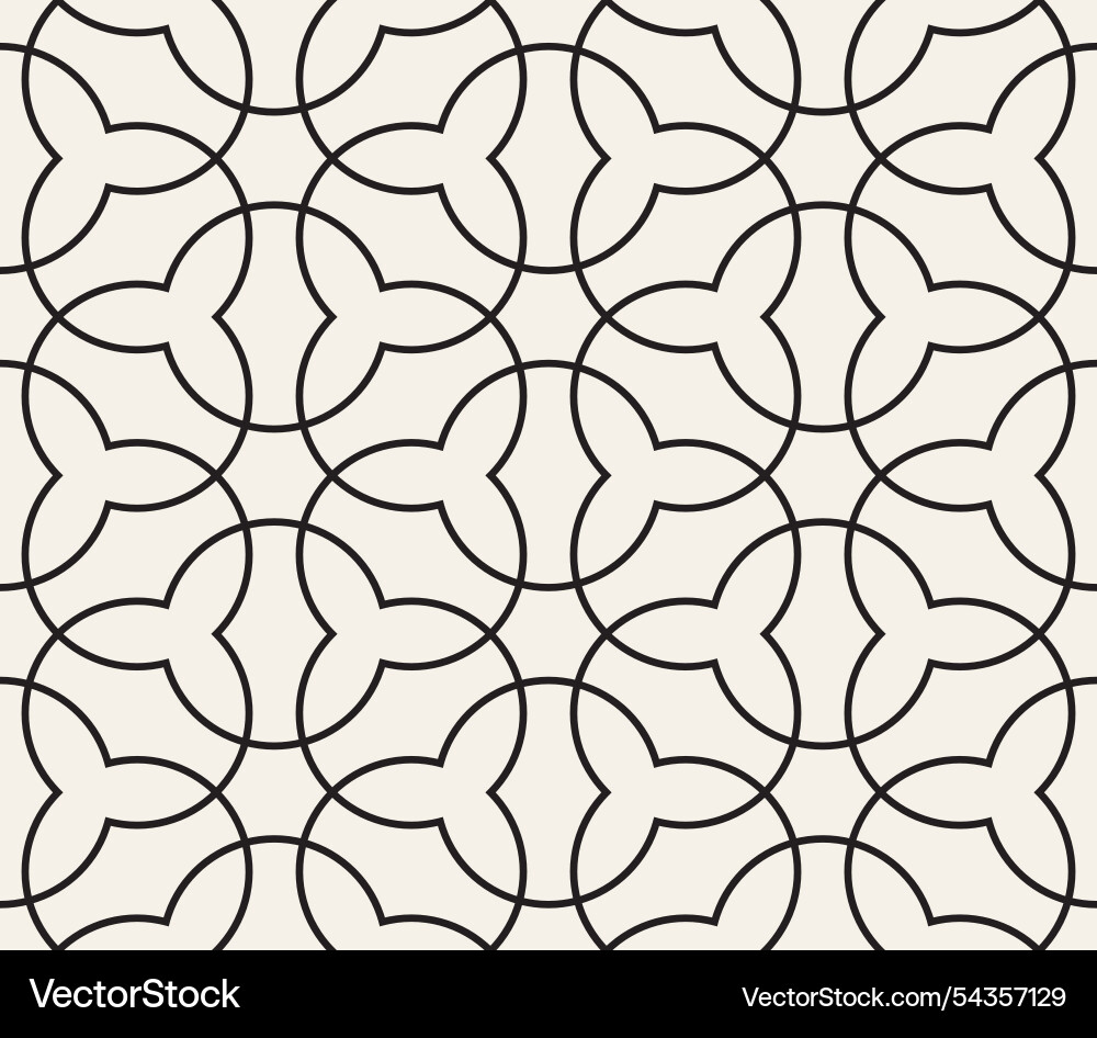 Seamless pattern repeating geometric elements Vector Image