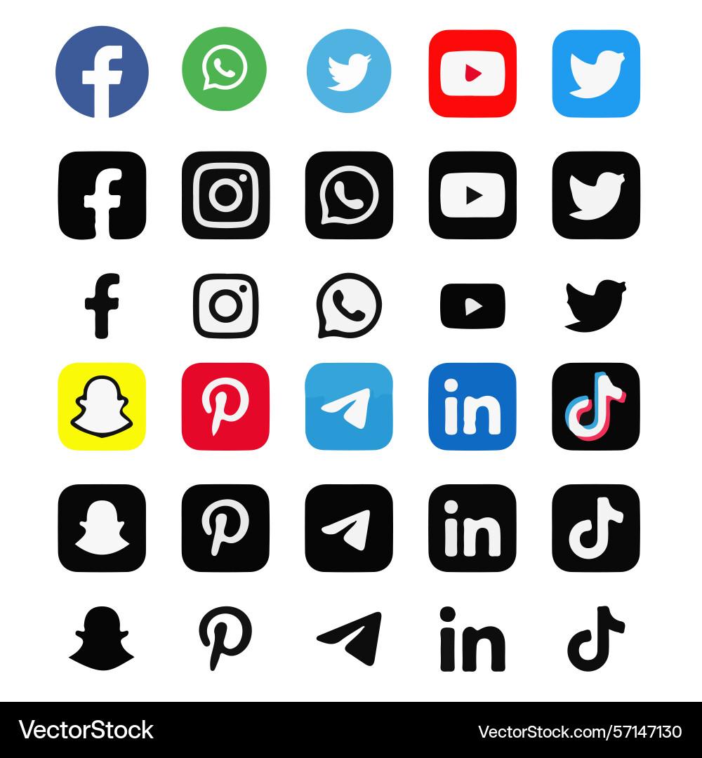 Web design perfect for internet buttons vector image