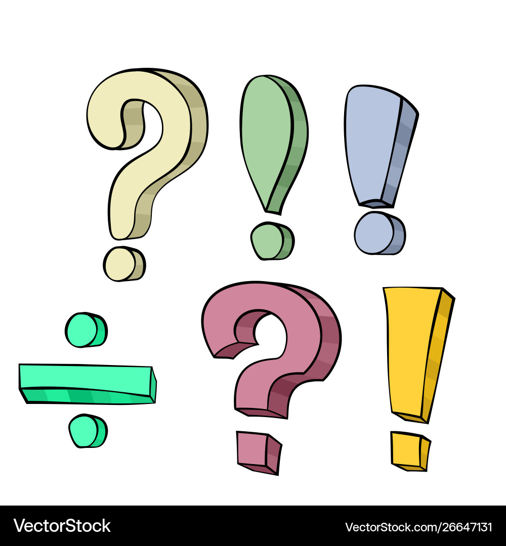 Text marks vector image
