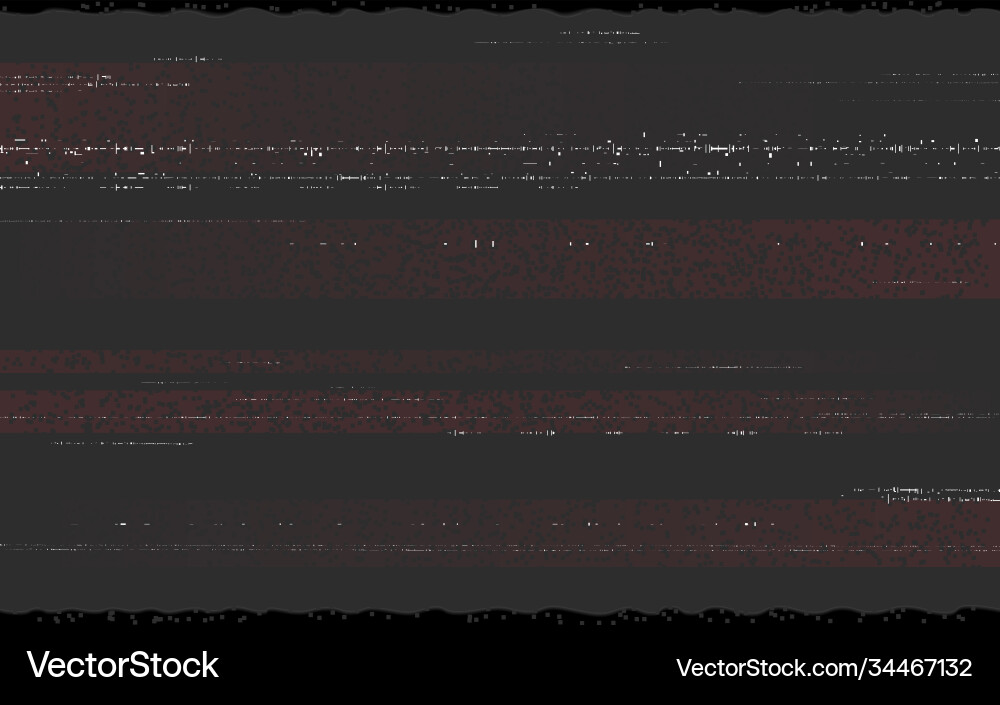 Glitch vhs overlay effect analog video template Glitch vhs overlay effect analog video template vector image