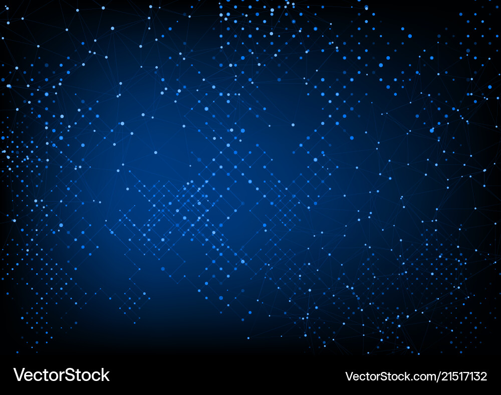 Technology abstract background with lattice design vector image