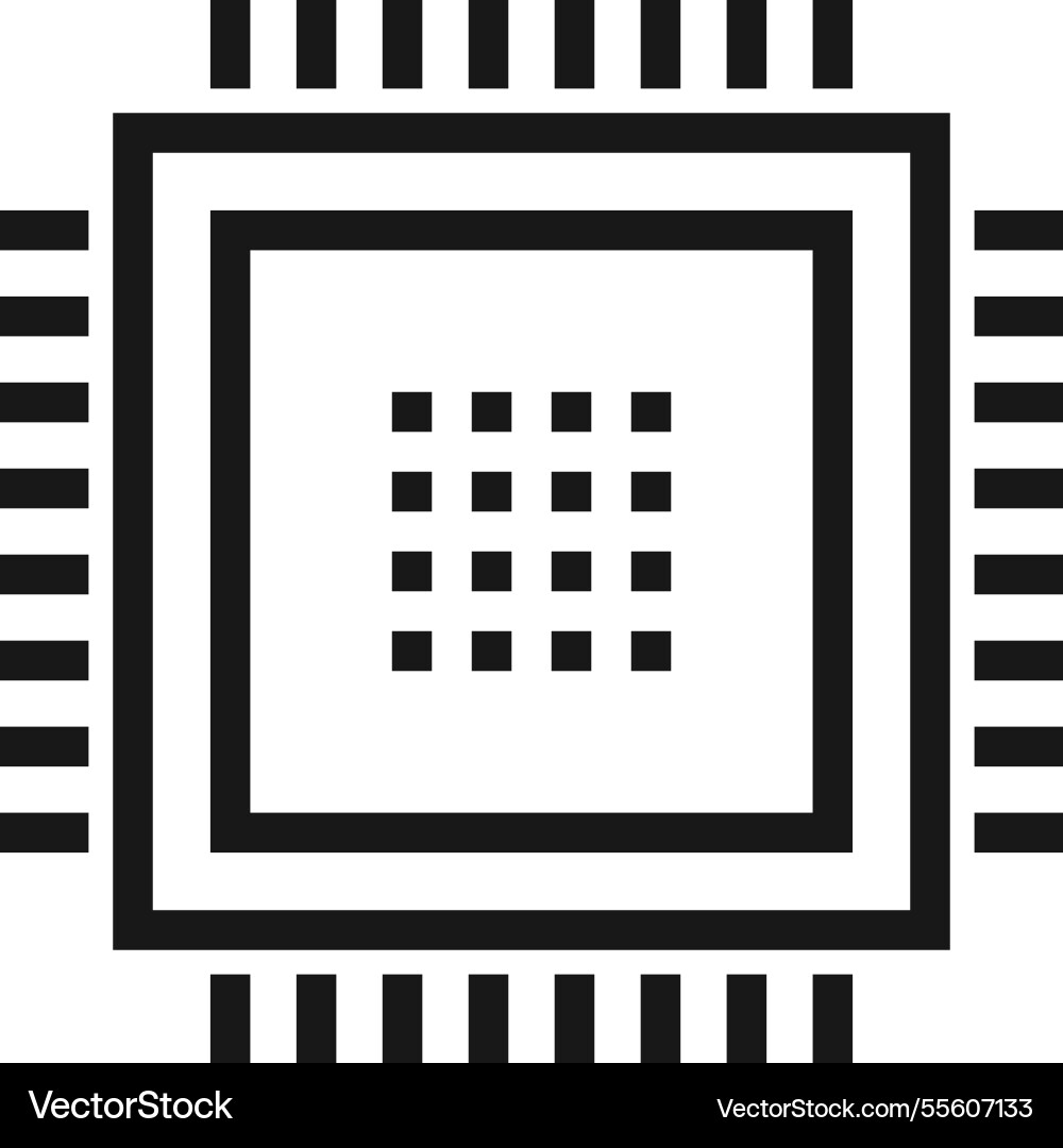 Electronics flat line web icon concept Vector Image