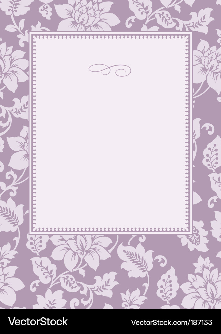 Floral Rose Pattern vector image