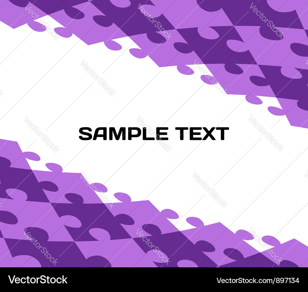 Puzzle background Vector Image