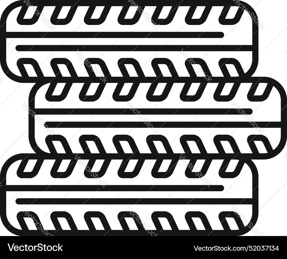 Tire track imprint set showing different tread Tire track imprint set showing different tread Vector Image