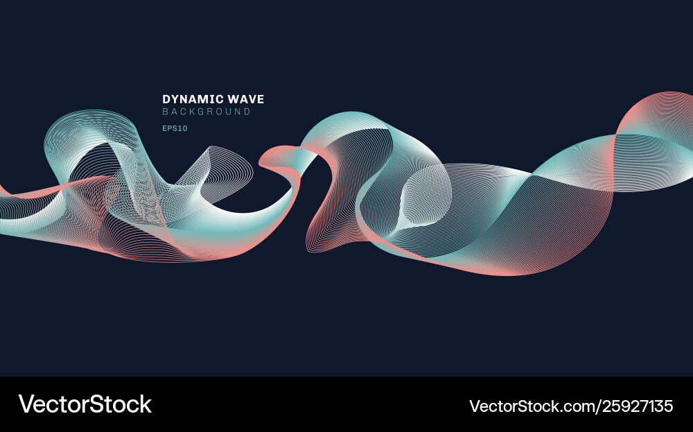 Abstract technology with dynamic waves lines Abstract technology with dynamic waves lines vector image
