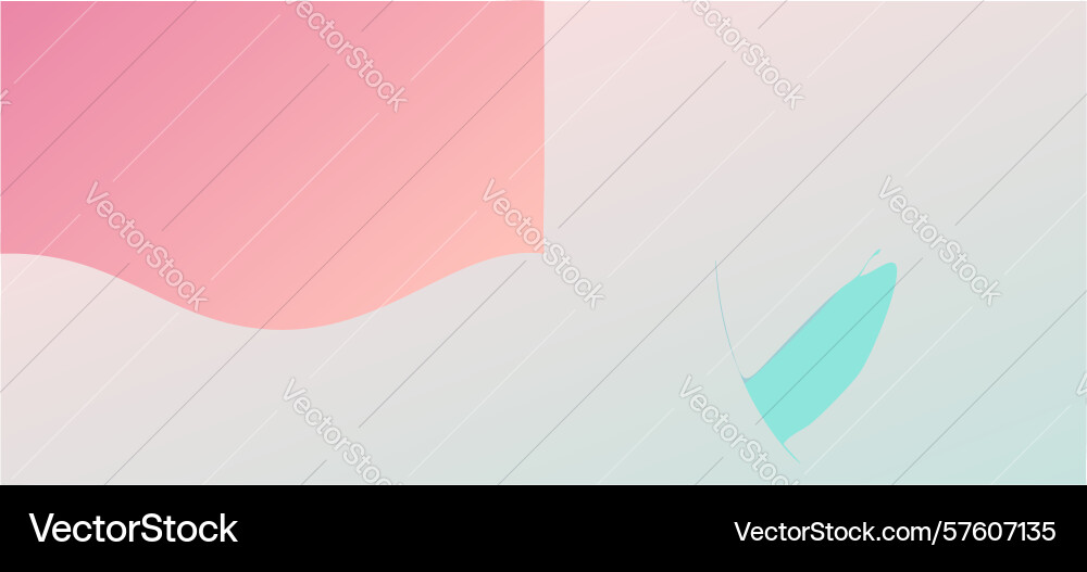 Subtle gradient abstract wave shape background vector image