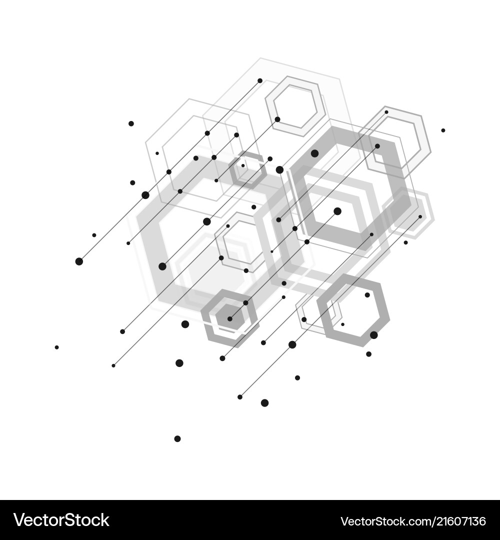 Abstract connect hexagonal structure background Abstract connect hexagonal structure background vector image
