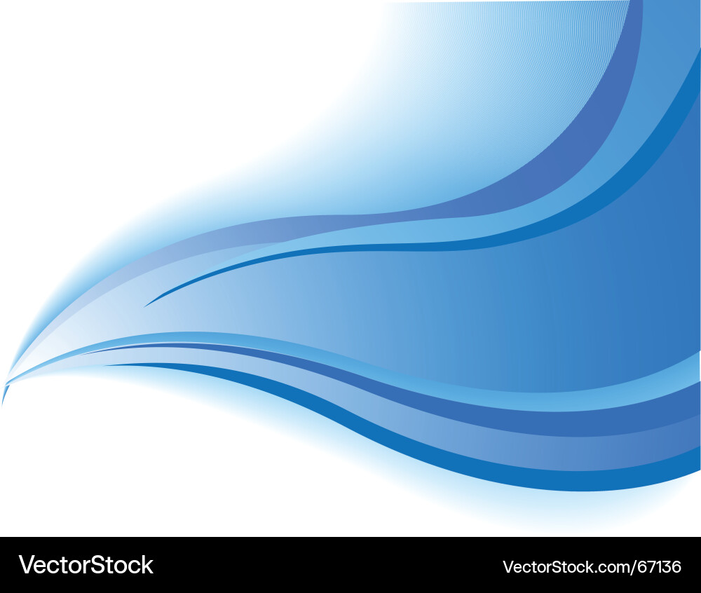 Fluid Wave Pattern vector image