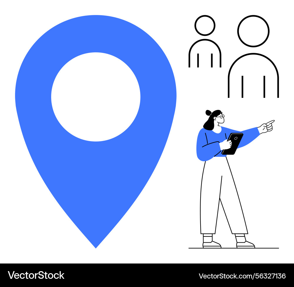 User Navigation with Icons Vector Image