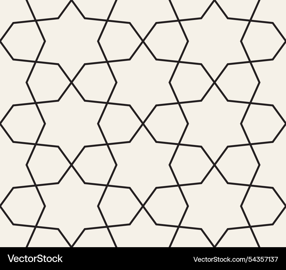 Seamless pattern repeating geometric elements Vector Image