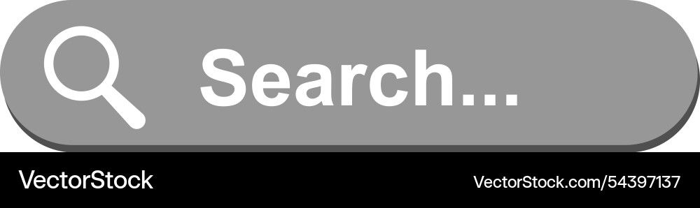Search bar - element simple Vector Image