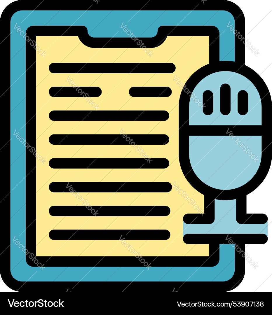 Dictation software converting voice message using Dictation software converting voice message using vector image