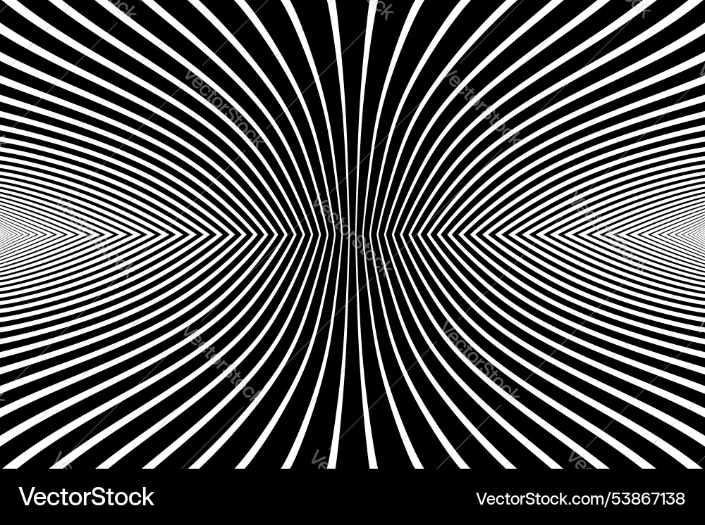 Symmetrical Line Pattern vector image