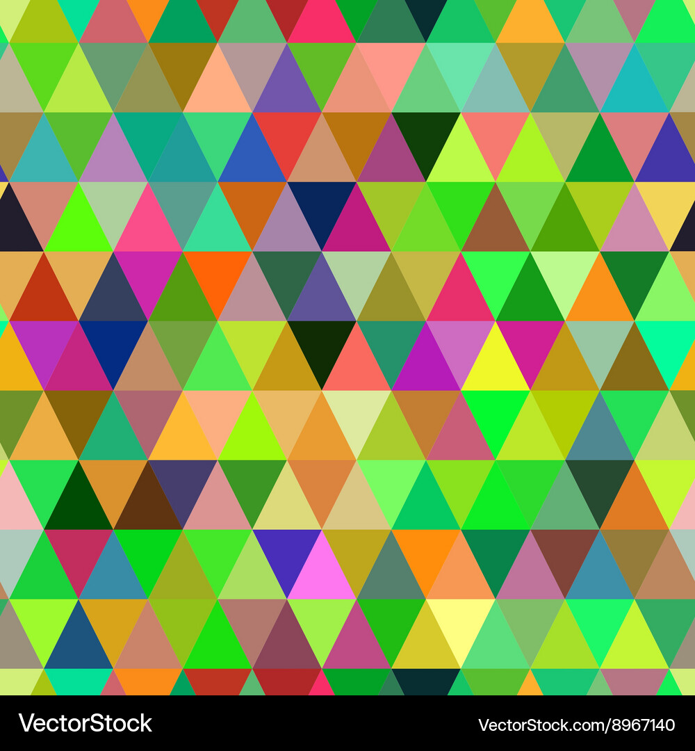 Abstract geometric triangle seamless pattern Vector Image