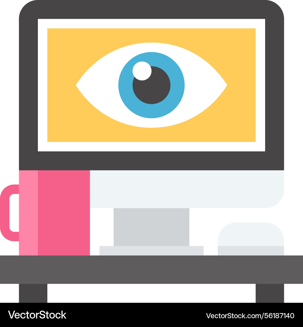 Design studio flat web icon Design studio flat web icon vector image