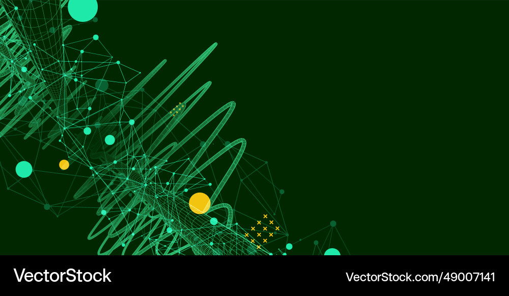 Abstract background with a wireframe dynamic Abstract background with a wireframe dynamic Vector Image