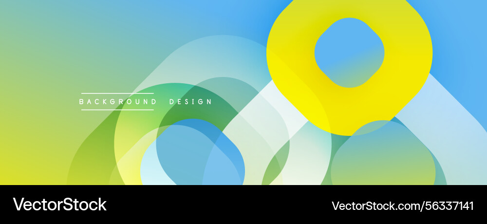 Abstract composition features overlapping Abstract composition features overlapping vector image
