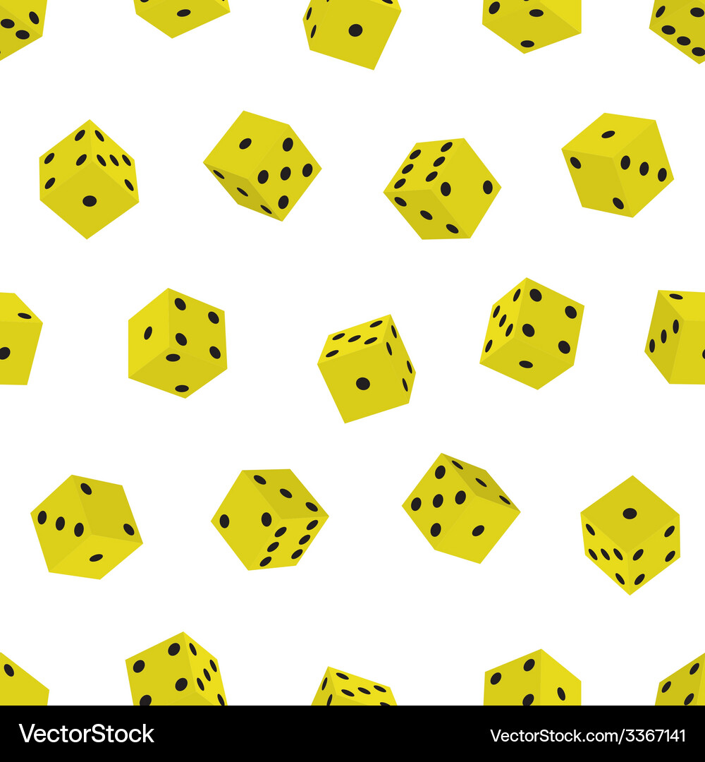 Dice pattern Vector Image