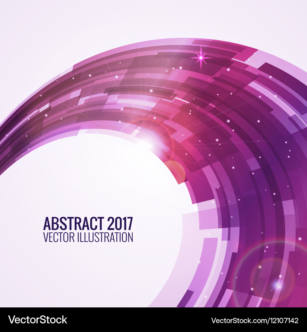 Abstraction in the form of a rainbow Vector Image