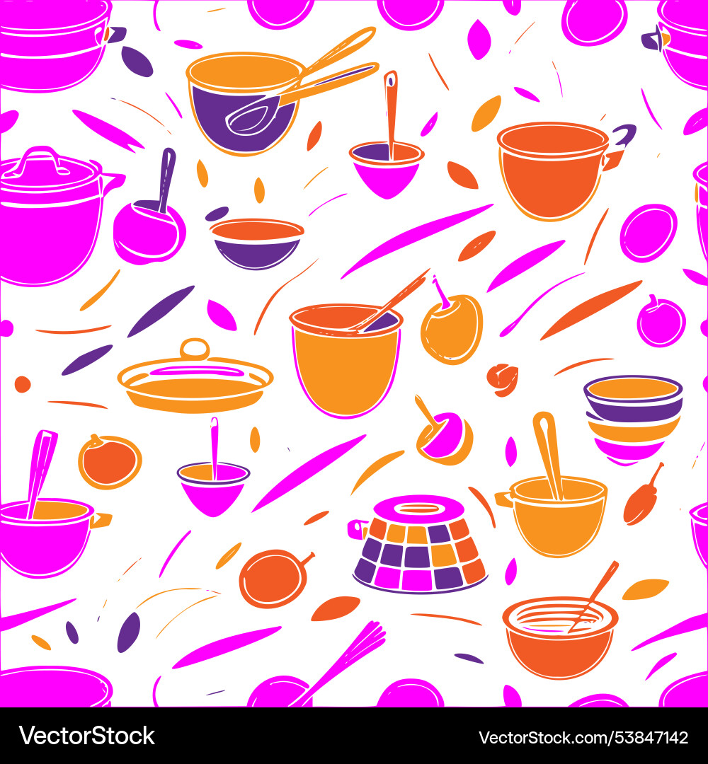 Cauldron abstract pattern seamless Cauldron abstract pattern seamless Vector Image