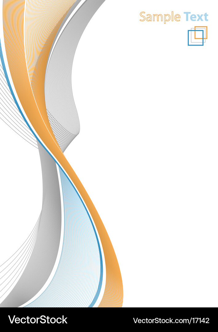Dynamic Flowing Lines Background vector image