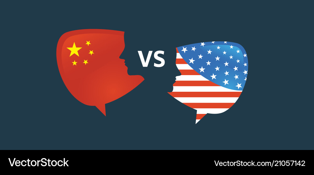 Handelskrieg america china tarifgeschäft global Handelskrieg america china tarifgeschäft global vektorbild