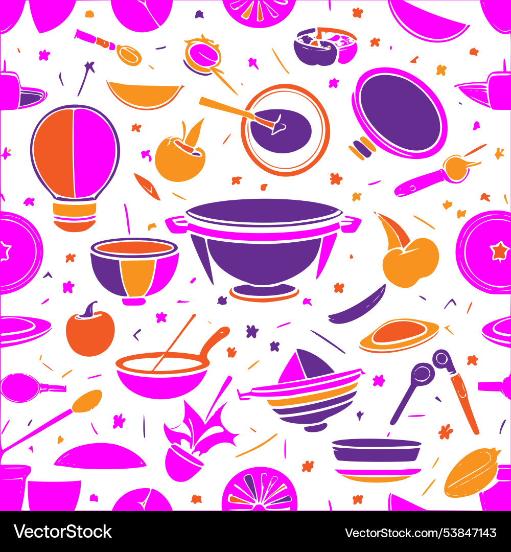 Cauldron abstract pattern seamless Cauldron abstract pattern seamless Vector Image