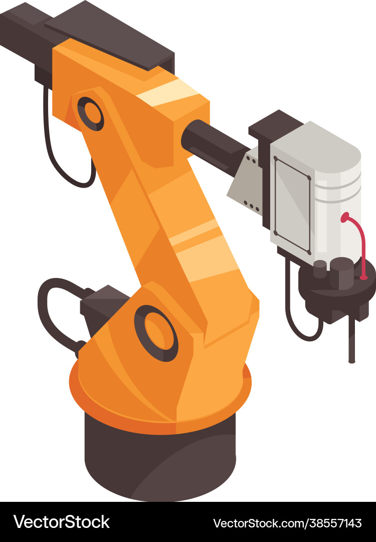 Isometric Factory Robot Royalty Free Vector Image Isometric Factory Robot Royalty Free Vector Image