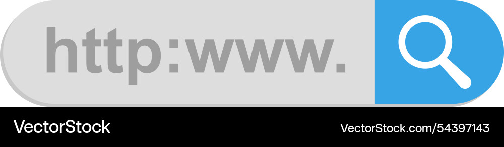 Search bar - element simple vector image