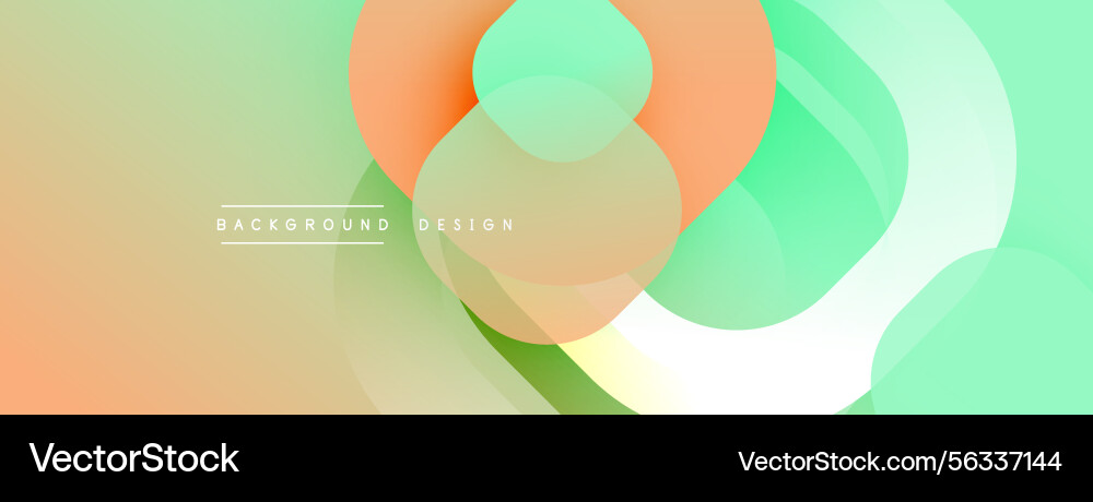 Abstract background features overlapping rounded Abstract background features overlapping rounded Vector Image