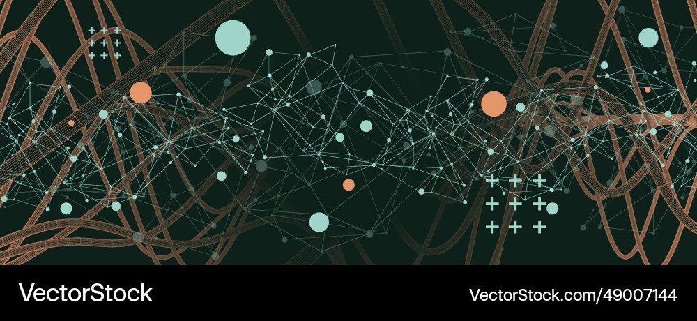 Abstract background with a wireframe dynamic Abstract background with a wireframe dynamic vector image