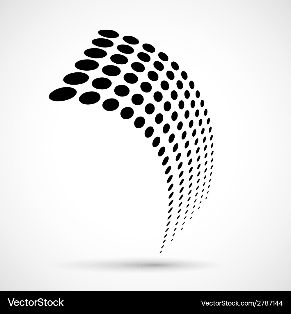 Abstract Dot Pattern Vector Image