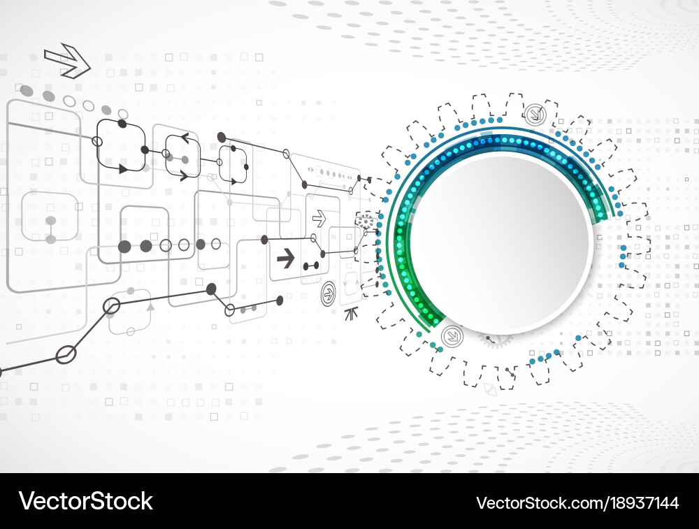 Abstract technological background Vector Image