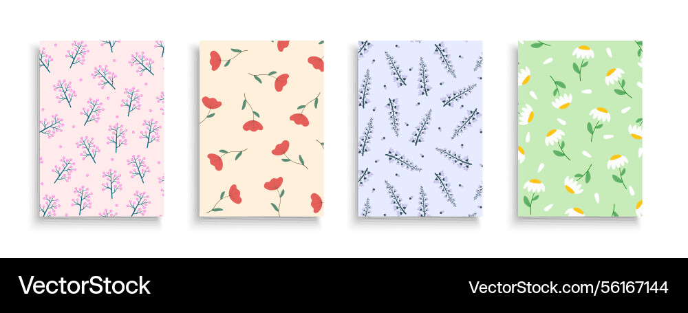 Collection of colorful summer flower Collection of colorful summer flower vector image
