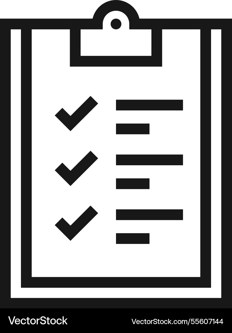 Notes flat line web icon concept Notes flat line web icon concept Vector Image