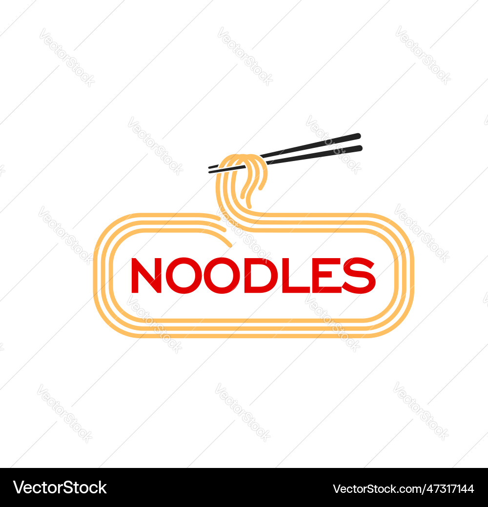 Ramen noodles icon for asian cuisine restaurant Ramen noodles icon for asian cuisine restaurant vector image
