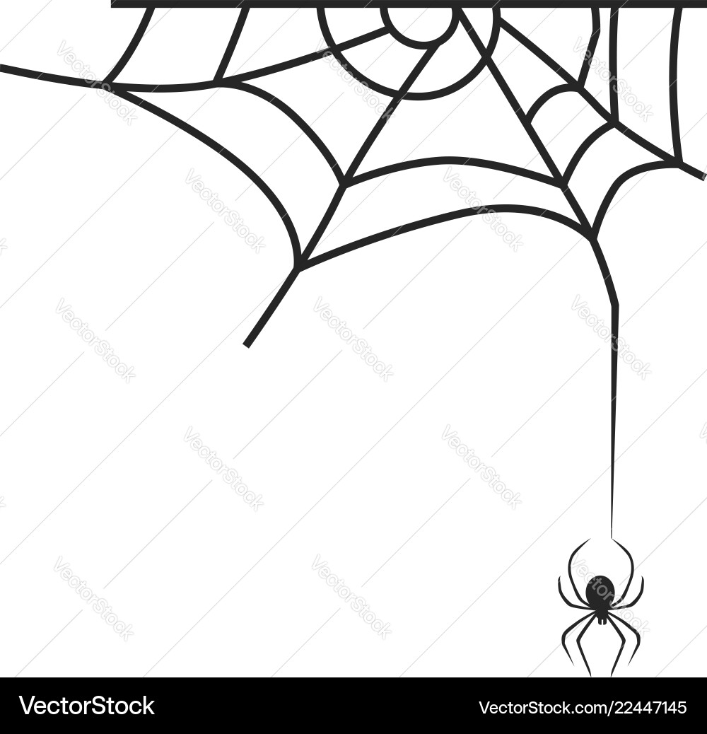 Cross spider web icon simple style Cross spider web icon simple style vector image