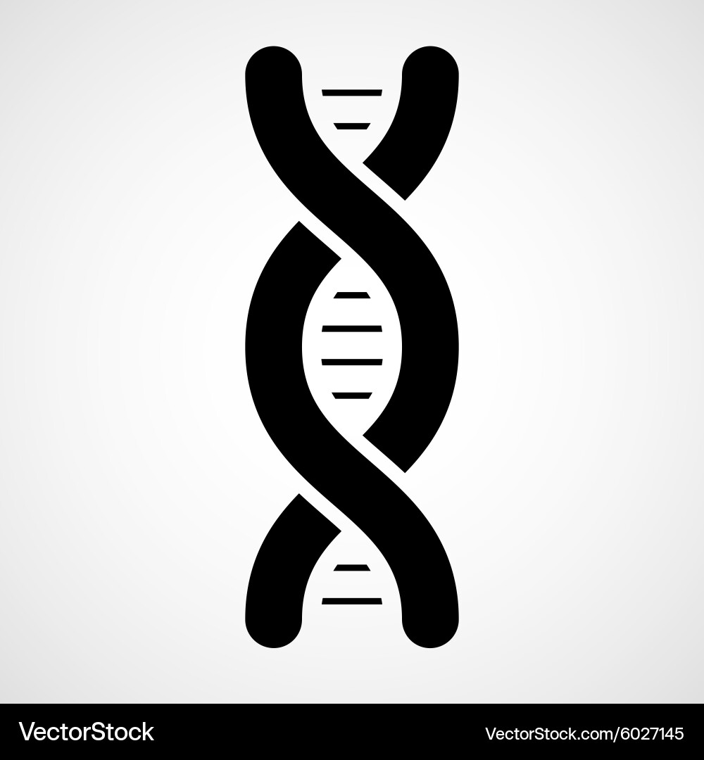 Dna molecule icon Royalty Free Vector Image - VectorStock