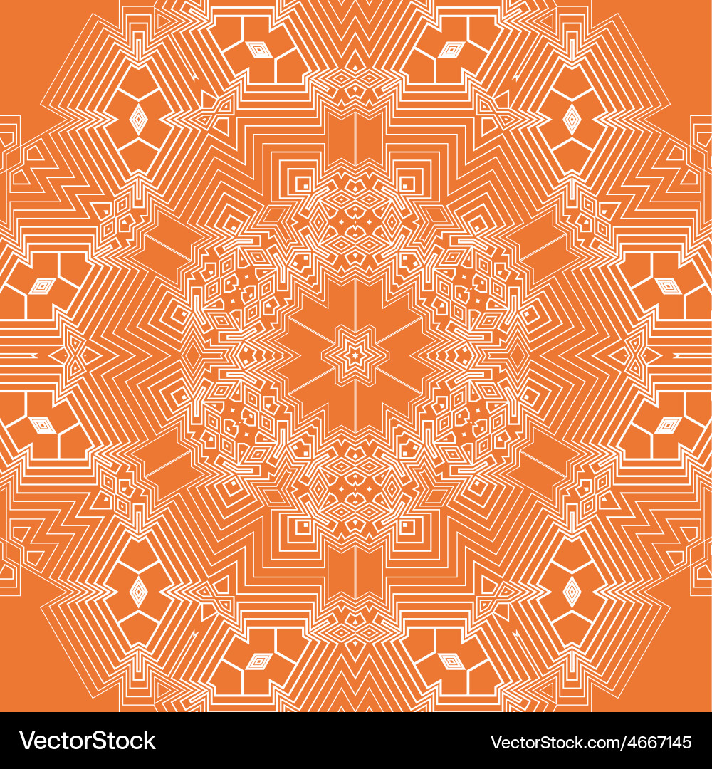 Hexagonal Geometric Pattern vector image