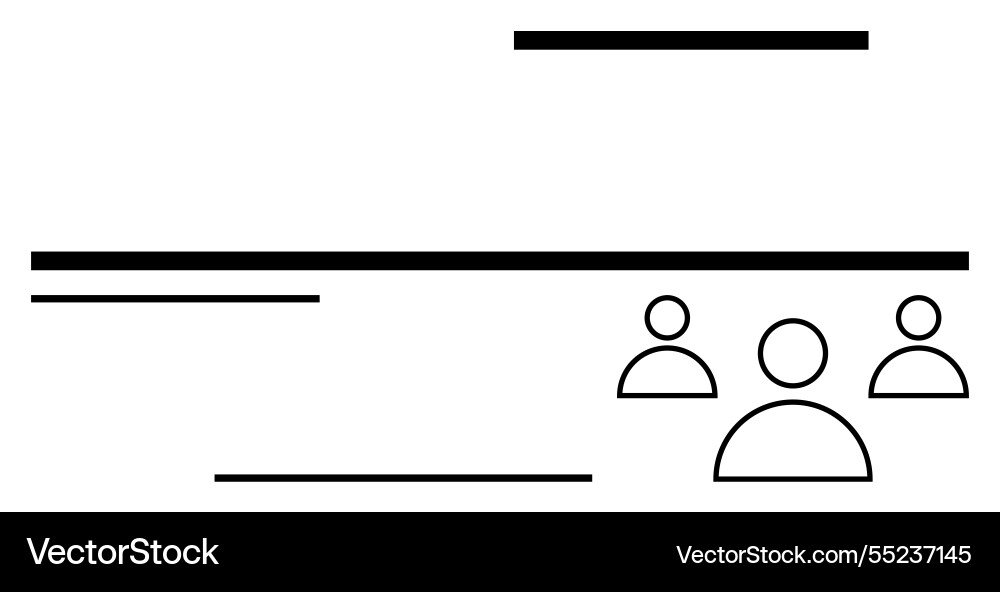 Minimalist design with geometric lines and group Minimalist design with geometric lines and group vector image