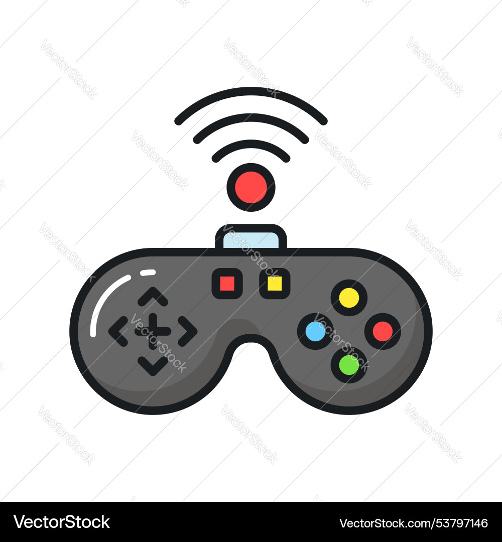 Check this wireless gamepad design in modern Vector Image