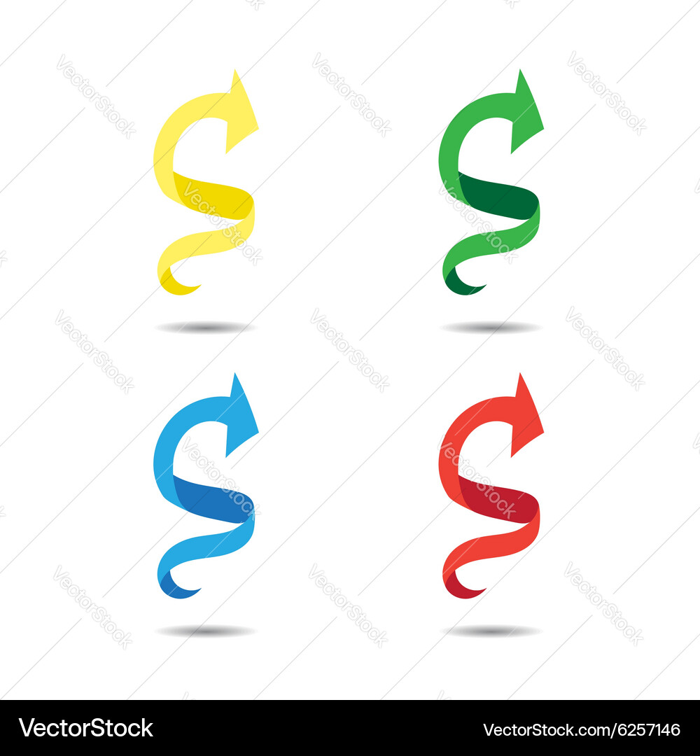 Isolated arrows set undo and previous buttons Vector Image