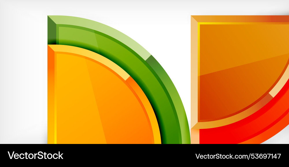 Abstract background - circles and round triangles Abstract background - circles and round triangles Vector Image