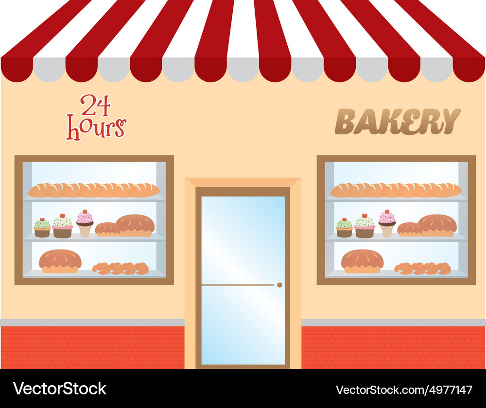 Abstract bakery object on a white background Vector Image