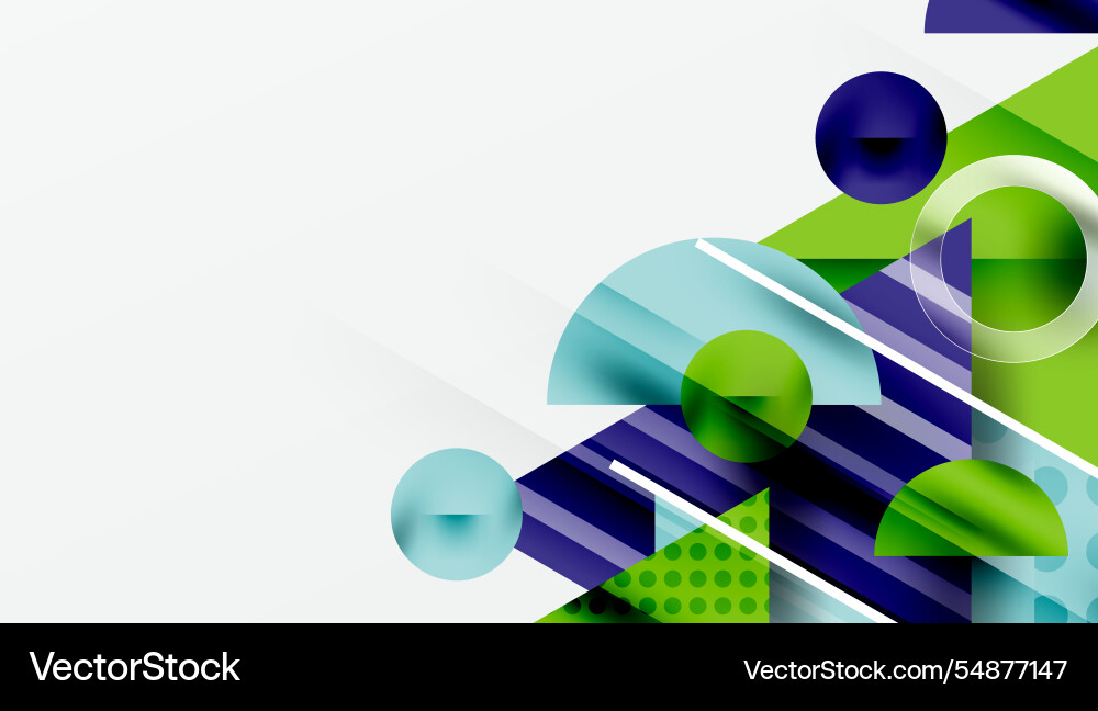 Modern abstract design with overlapping Modern abstract design with overlapping Vector Image