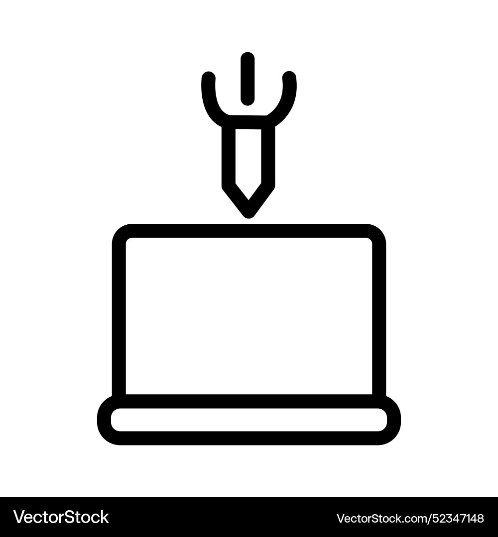 Ddos icon design in filled and outlined style vector image